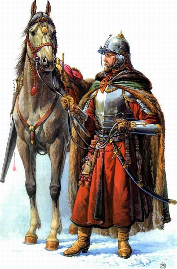 莫斯科波耶骑兵1633年斯摩棱斯克战争时期