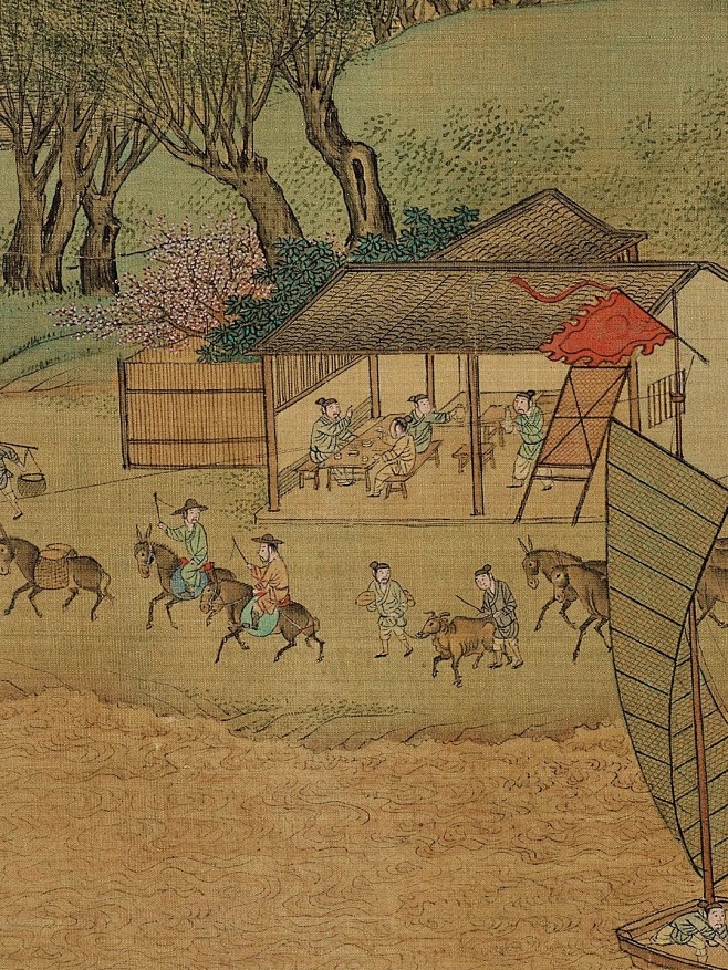 明 仇英 清明上河图细节高清图