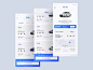 UI Kits : Impressive Heaven Mobile App UI Kit! Filled with travel content. Heaven is a travel search engine and is designed to help you quickly research the best travel options. This app will help you to design your next iOS App experience. Designed to gi