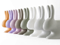 stefano giovannoni’s rabbit chair uses a playful silhouette | Designboom Shop : The ‘Rabbit Chair’ is the last creation that came out of Stefano Giovannoni’s magic hat, rounding out a family of products that has a strong communicative media power. The ide