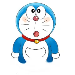 哆啦A梦，动漫，手绘，免扣