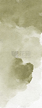 手绘水彩画抽象绿秋背景。用于卡片，印刷品，明信片，传单，横幅