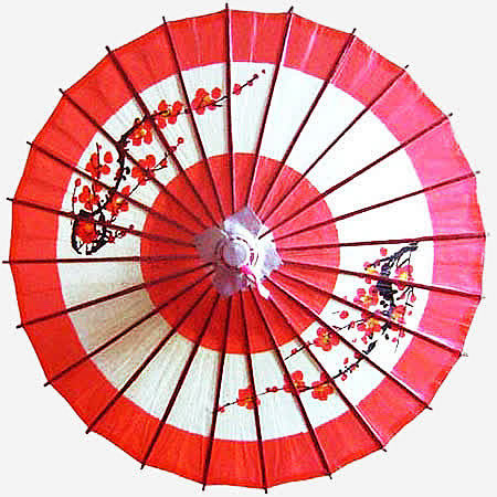 中国风油纸伞撑开的油纸伞-觅元素51yu...