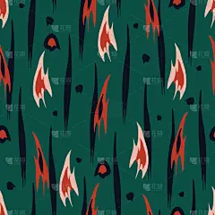 水鸭,模仿动物,矢量,式样,橙色,壁纸,纹理,蓝色,抽象,重复