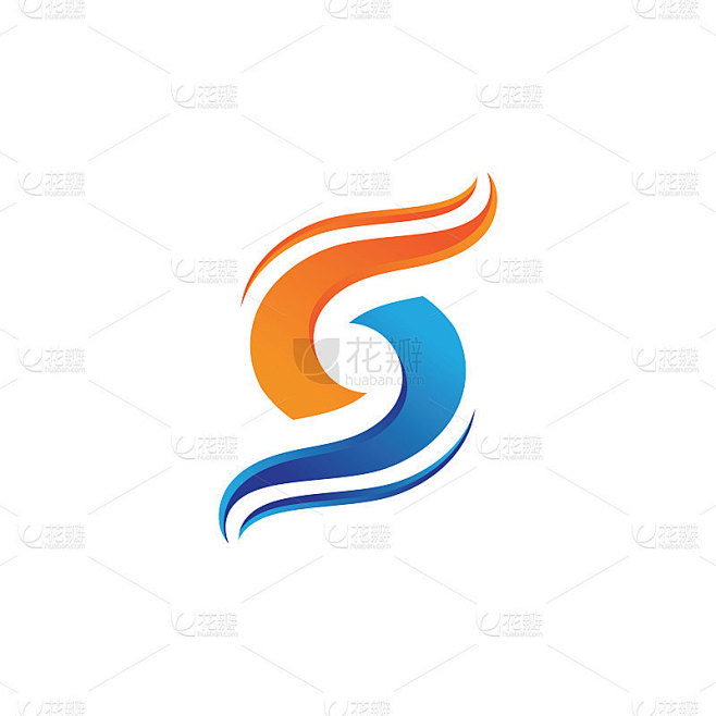 S标志和符号矢量图形模板