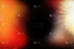 抽象的镜头光晕，灯光效果元素，太阳能，太阳光在黑色背景_5125829913