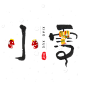 冬季手写体二十四节气小雪艺术字