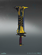 Destiny 2 - Lament, Tyler Bartley : Concept for the "Lament" exotic sword for Destiny 2 - Beyond Light.

Definitely channeled my love for 40K into this one.

Concept and blockout by me and the awesome high rez and game model by

https://www.arts