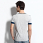 马克华菲短袖T恤 2013新款夏装 正品男士修身时尚 纯棉圆领 1001 原创 设计 代购  意大利 - 想去