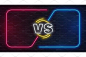 Vs neon. Versus battle game banner , #Affiliate, #empty#frames#Boxing#banner #Ad