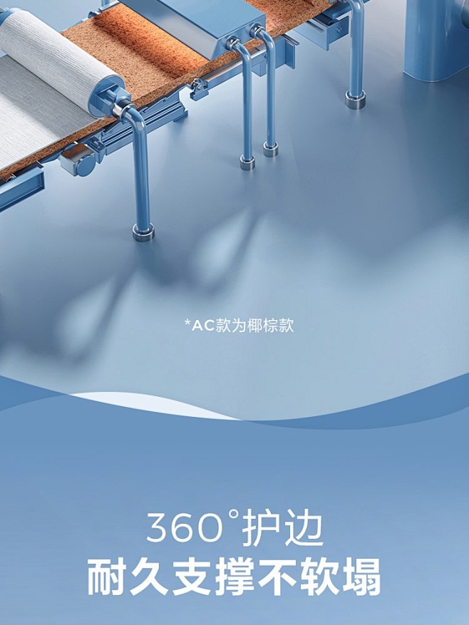 林氏家居家用卧室独立弹簧床垫20cm厚记...