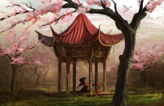 ❀暖葵向北采集到背景手绘