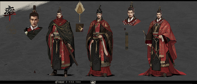 ArtStation - 率土之滨-武将...