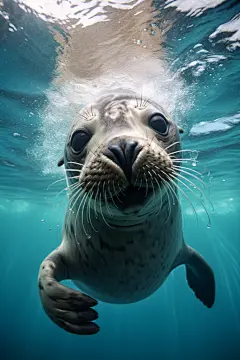 深海生物海洋动物摄影图