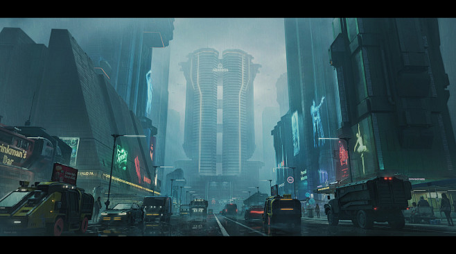 Cyberpunk City Stree...