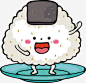 卡通饭团矢量