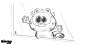 Photo by LUIS GADEA on May 28, 2024. May be an illustration of slow loris and text that says '00 2. GARFIELD MOVIE λ'.