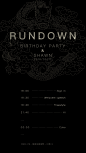 聚会rundown