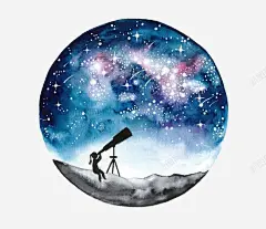 圆形星空图案高清素材 免抠 设计图片 免费下载 页面网页 平面电商 创意素材 png素材