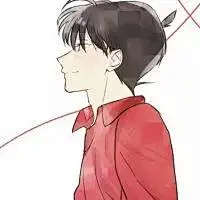 抖音超火的小兰和工藤新一发射爱心头像大全