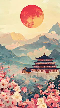 240807亭子宫殿插画 (22)