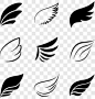 黑色翅膀logo元素装饰图案PNG图片➤来自 PNG搜索网 pngss.com 免费免扣png素材下载！