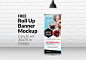 FREE Roll Up Banner Mockup