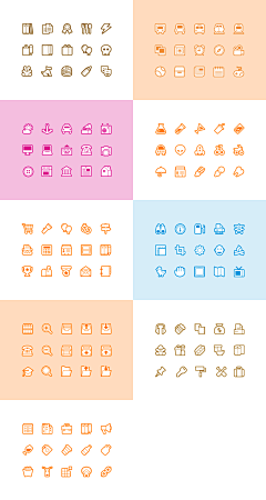 Summer看看世界采集到ICON_线性图标