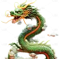 新年春节新春龙年2024立体3D龙元素