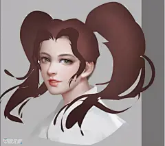 刚学绘画画不好头发？搞懂发型绘画的逻辑基础才是重点！-【绘画技法】-微元素 - Element3ds.com!