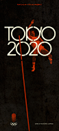 "Tokyo 2020" retro Olympics on Behance