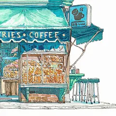Mateusz日本东京小店水彩小铺 (29)