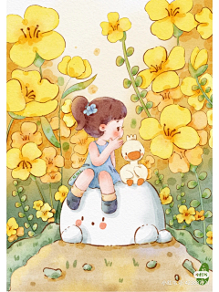 ☀安妮和她的小熊采集到插画-花卉、植物