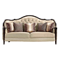 欧式真皮软包沙发组合法式实木沙发大小户型简约美式新古典沙发-淘宝网
