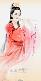 人物 美女帅哥 插画手绘 婚纱婚礼 古风
