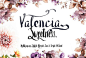 英文字体 Valencia-Free-Font