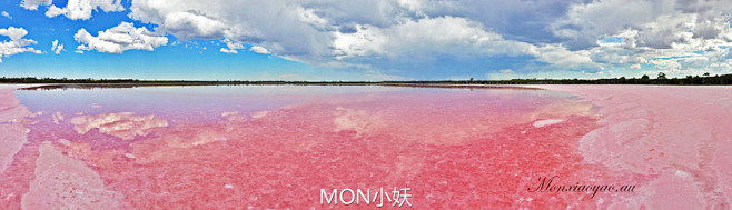 pink lake