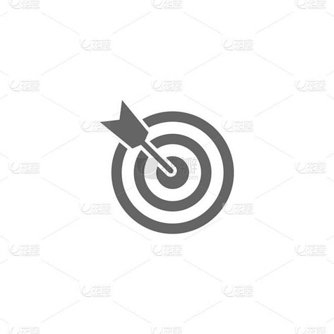 目标图标。目标向量ico