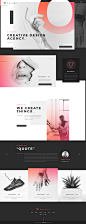 Creative design agency landing page hd