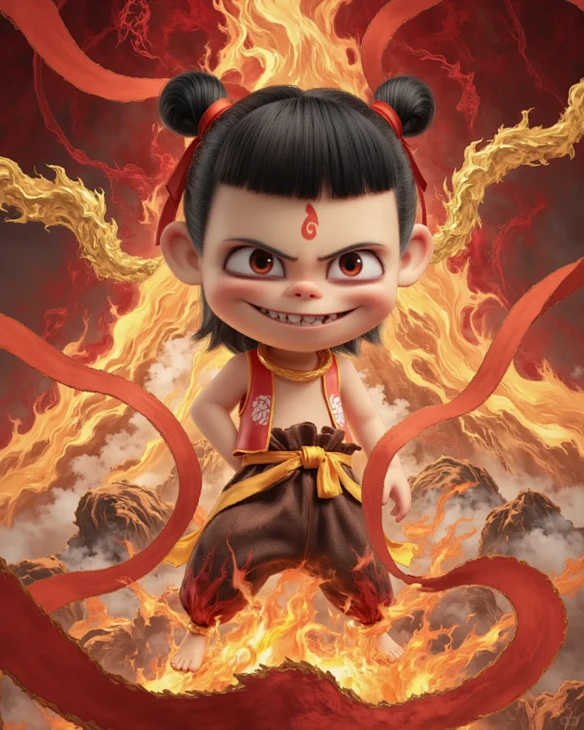 哪吒之魔童闹海-高清壁纸/头像 - 小红书-花瓣网