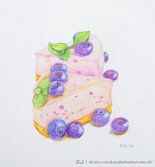 蓝莓的相册-铅笔绘事