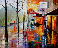 夜猫SHN采集到Leonid Afremov油画