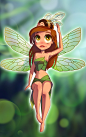 Bee, Van Dykky : Disney style fairy and her bff bee