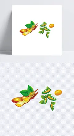 彩色黄豆手绘|彩色,可爱,丰富,黄豆,手绘风格,食材, 豆浆原料, 豆制品, 豆腐, 黄豆手绘,卡通元素,手绘/卡通