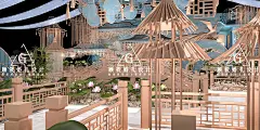 顾筱婚礼效果图设计工作室-上海 新中式丨3D婚礼效果图-婚礼手绘案例-顾筱婚礼效果图设计工作室作品-喜结网