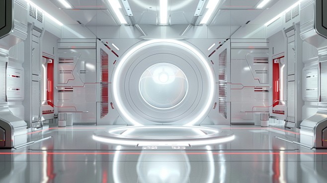 A simple sci-fi styl...