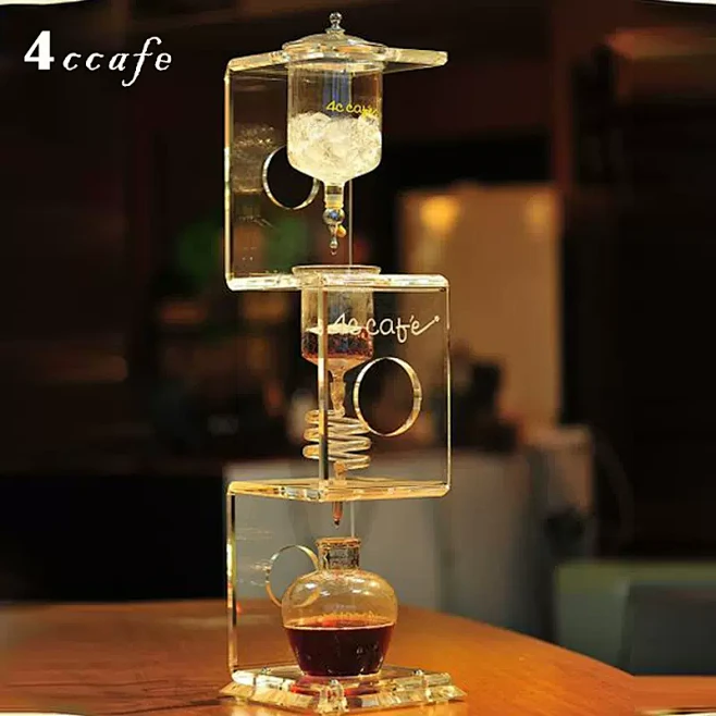 4c冰滴咖啡壶滴漏式可调速咖啡器冰咖啡壶...