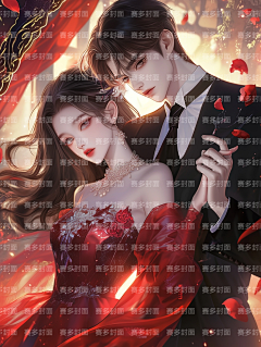 赛多封面设计工作室采集到版权-都市女频双人多人【授权QQ3324352440】