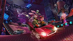 CGwall游戏原画网站_《KK赛车》宣传海报 by zzy