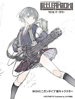 春秋老师给TomyTec小枪玩画的封绘三张，MP7还出一张私服骗钱，图4原版
